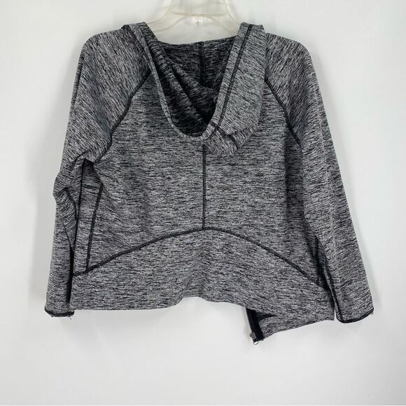 Champion Duo Dry Gray Full Zipper Hoodie Jacket size L Boxy Cut - Picture 3 of 3